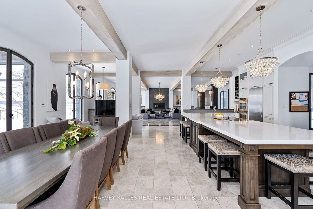 Landmark Chateau Inspired Waterfront Home In Shanty Bay, Ontario