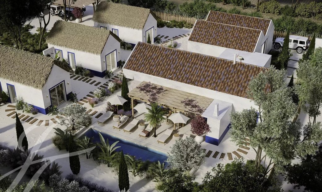 5 Bedroom Villa, 240 Sqm, Plot 4445 Sqm, Swimming In Melides, Setubal