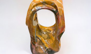 The Large Ocean Jasper Crystal Sculpture
