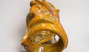 The Large Ocean Jasper Crystal Sculpture