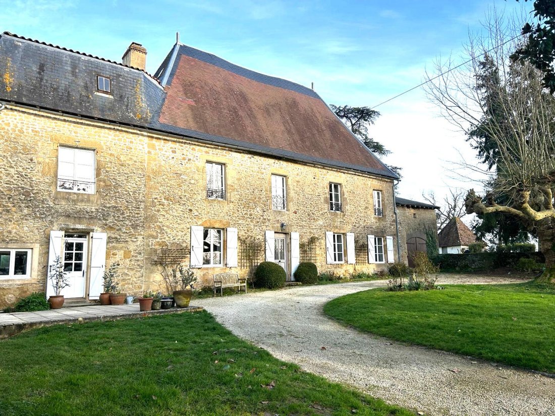 Historic 17th Century Manor House, Pool, In Pressac, Nouvelle Aquitaine