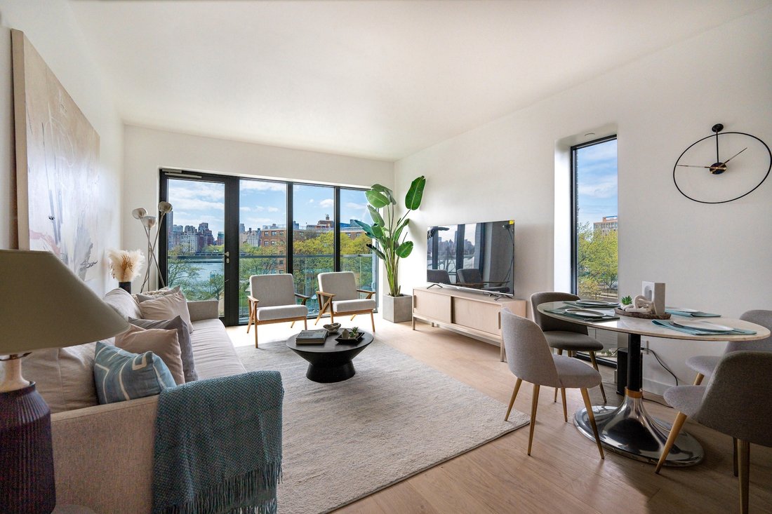 Waterfront Luxury One Bedroom Dans New York, état De New York, états ...