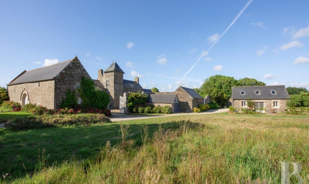 A 14th Century Manor House With Outbuildings Set In In Brest, Brittany ...