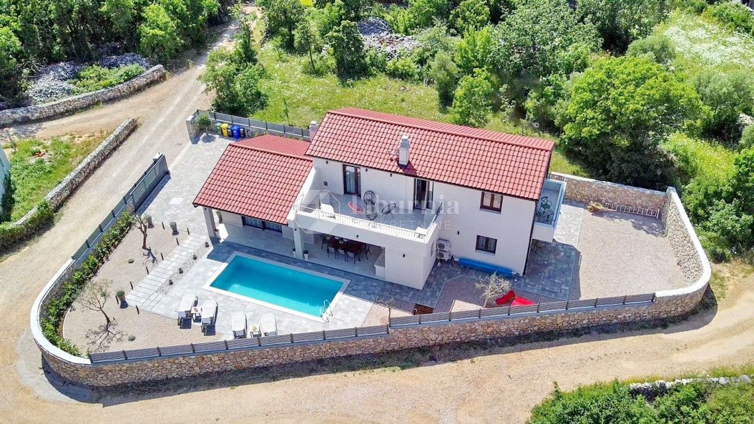 Krk, Punat. Newly Built In Stara Baška, Primorje Gorski Kotar County