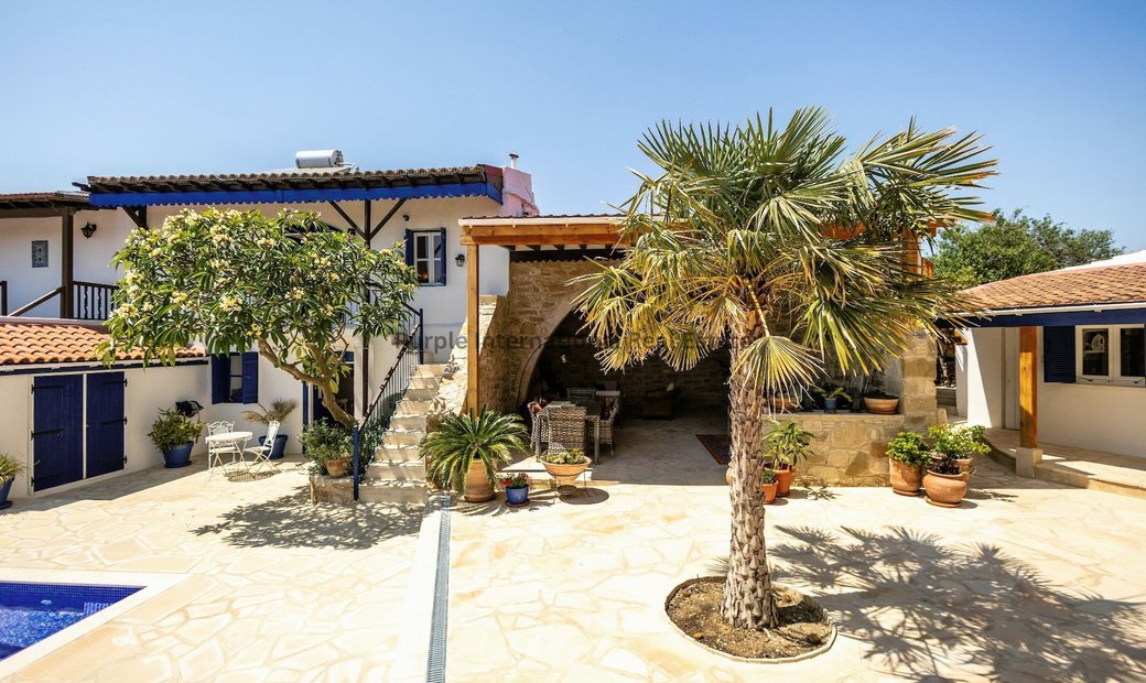 A Stunning Five Bedroom Stone Built Property Located In Maroni, Larnaca