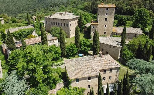 Castle in Tuscany, Italy 1