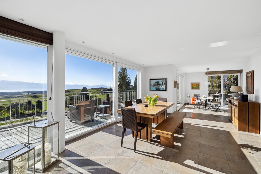 Magnificent House With Panoramic View In Vaud, Switzerland For