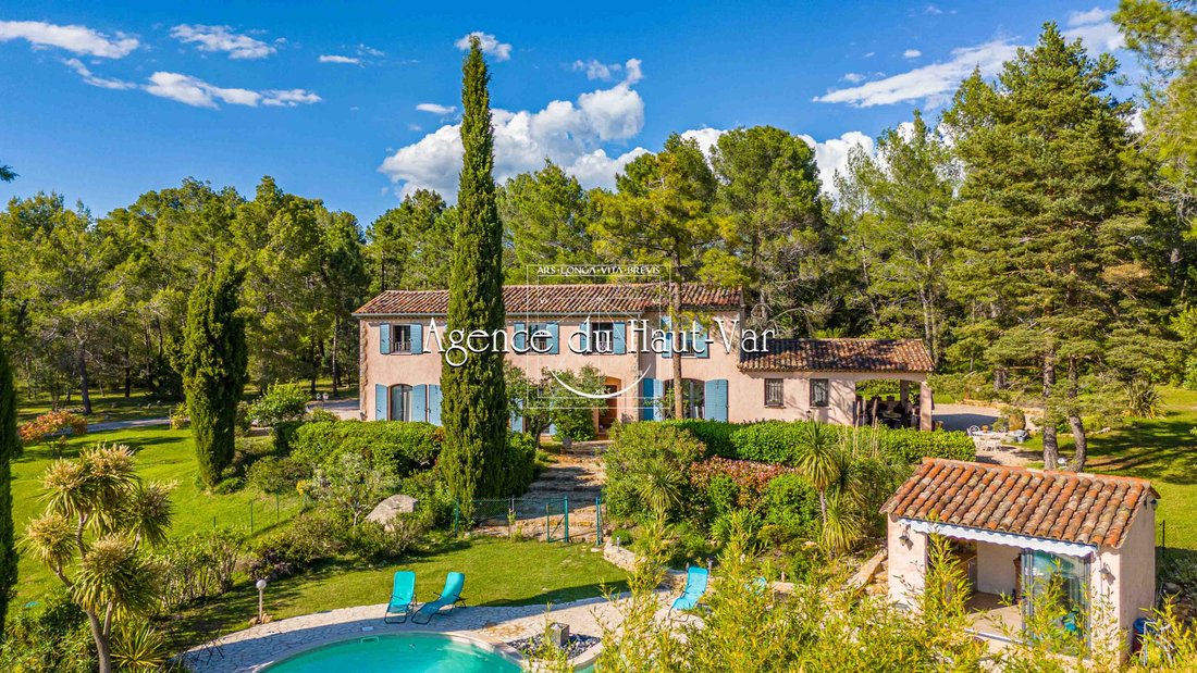 Whispers of Provence: A Secluded 1.2-Hectare Sanctuary Near Fayence