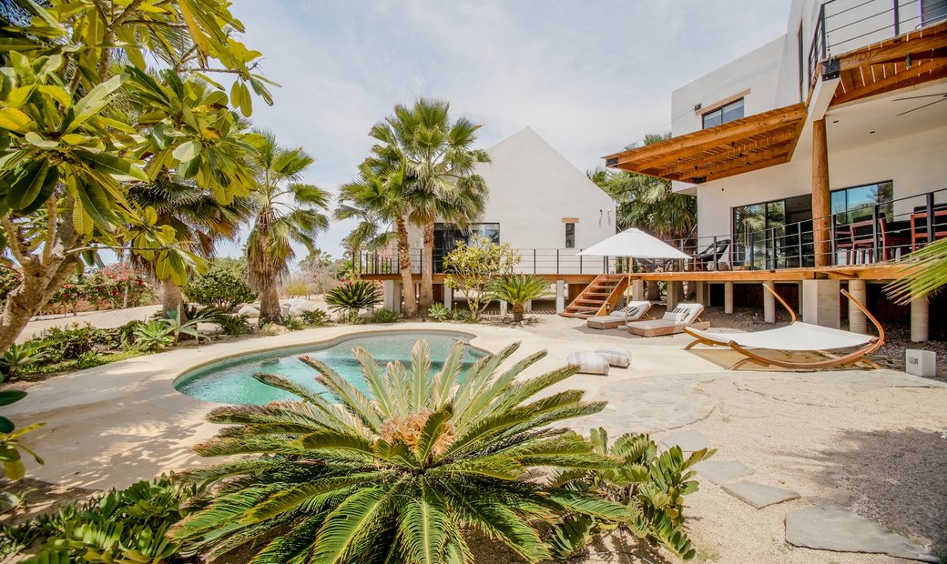 Modern Beach Home With Ocean Views In El Pescadero, Baja California Sur