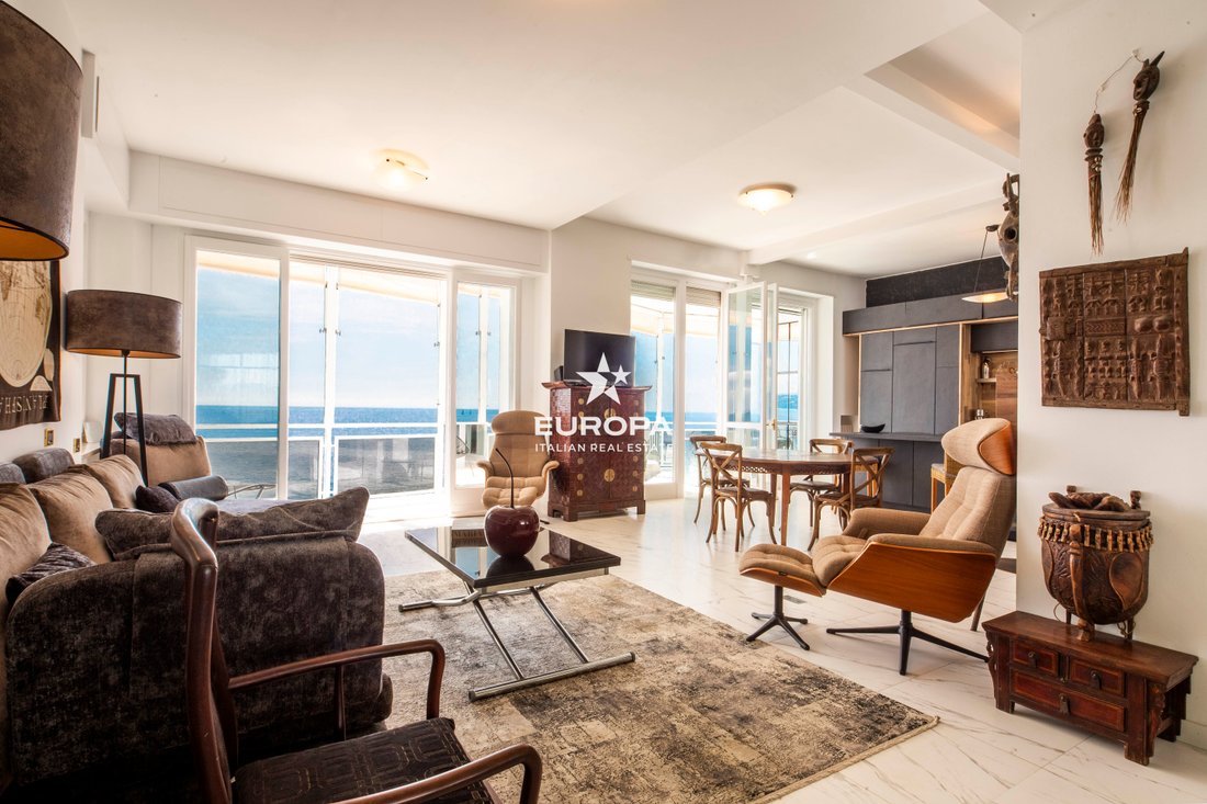 Fresh Look at Penthouse In Villa In Sanremo On The Sea With Sea