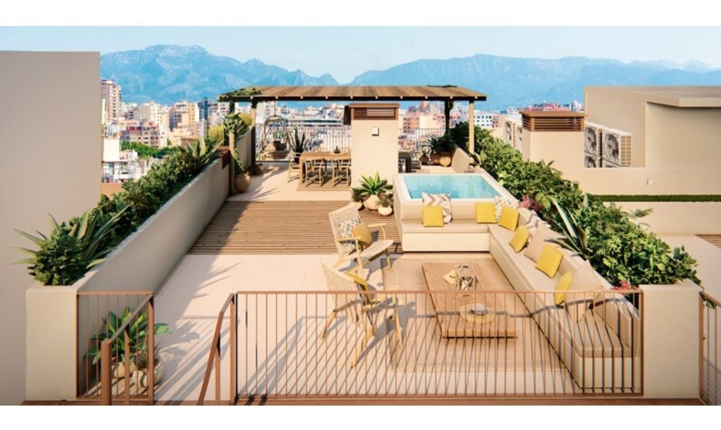 View of Impressive Penthouse With Panoramic Views In Son Vida, Balearic Islands ...