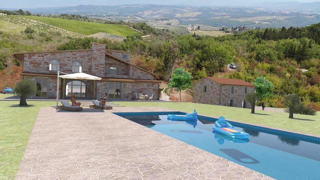 Casa di campagna a Panzano In Chianti, Toscana, Italia 1 - 14356434