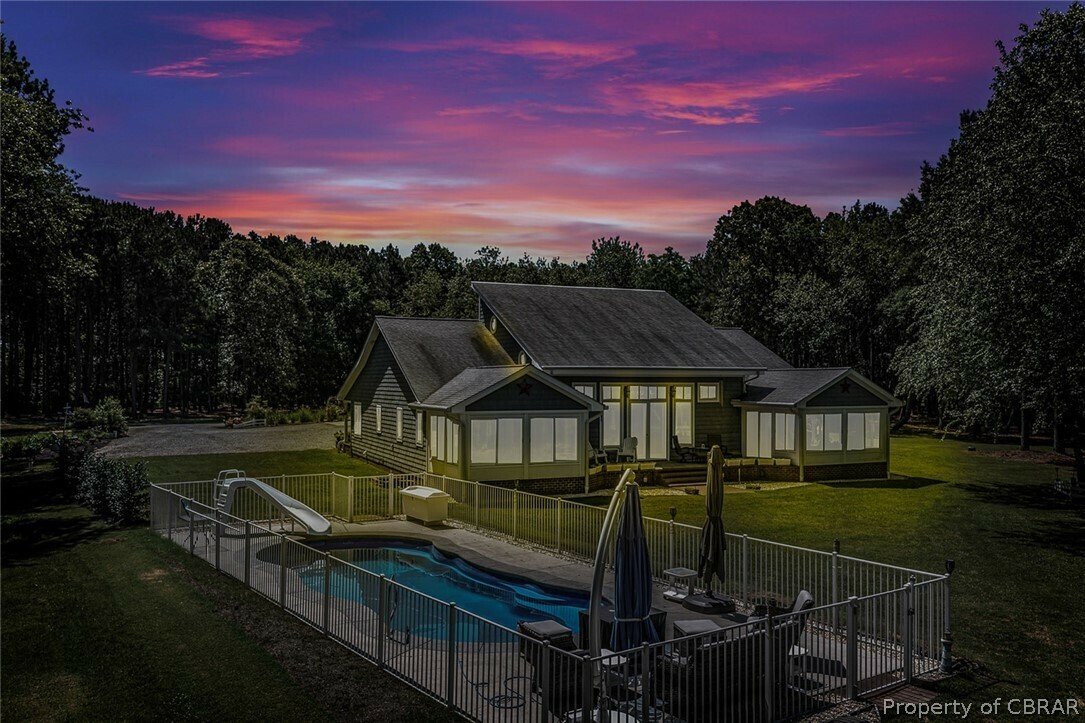Waterfront Home With Waterside Pool In Heathsville, Virginia, United