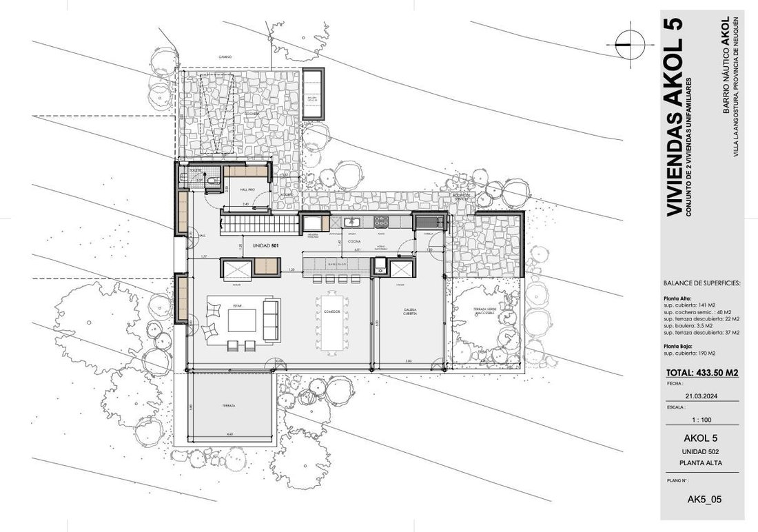 Venta Casa 502 M5, 433,5 M2, Akol Bº In Villa La Angostura, Neuquen
