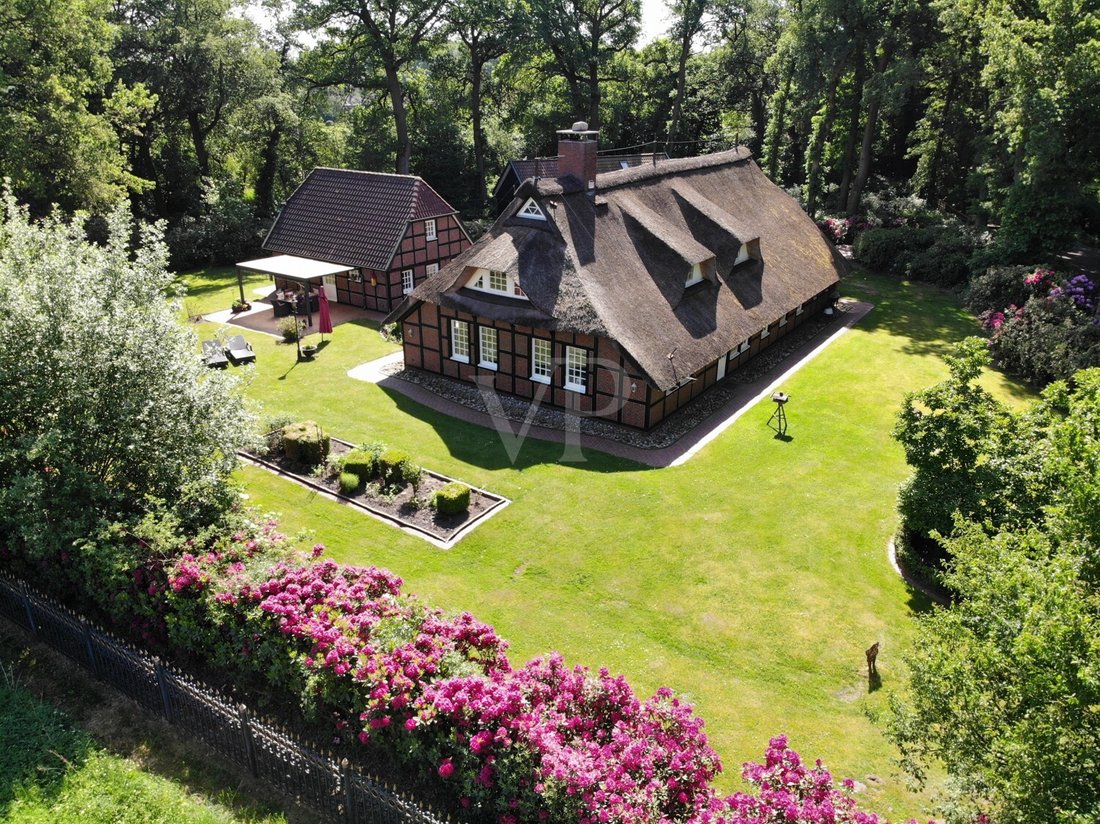 Luxurious Thatched Roof Property With In Bad Zwischenahn, Lower Saxony ...