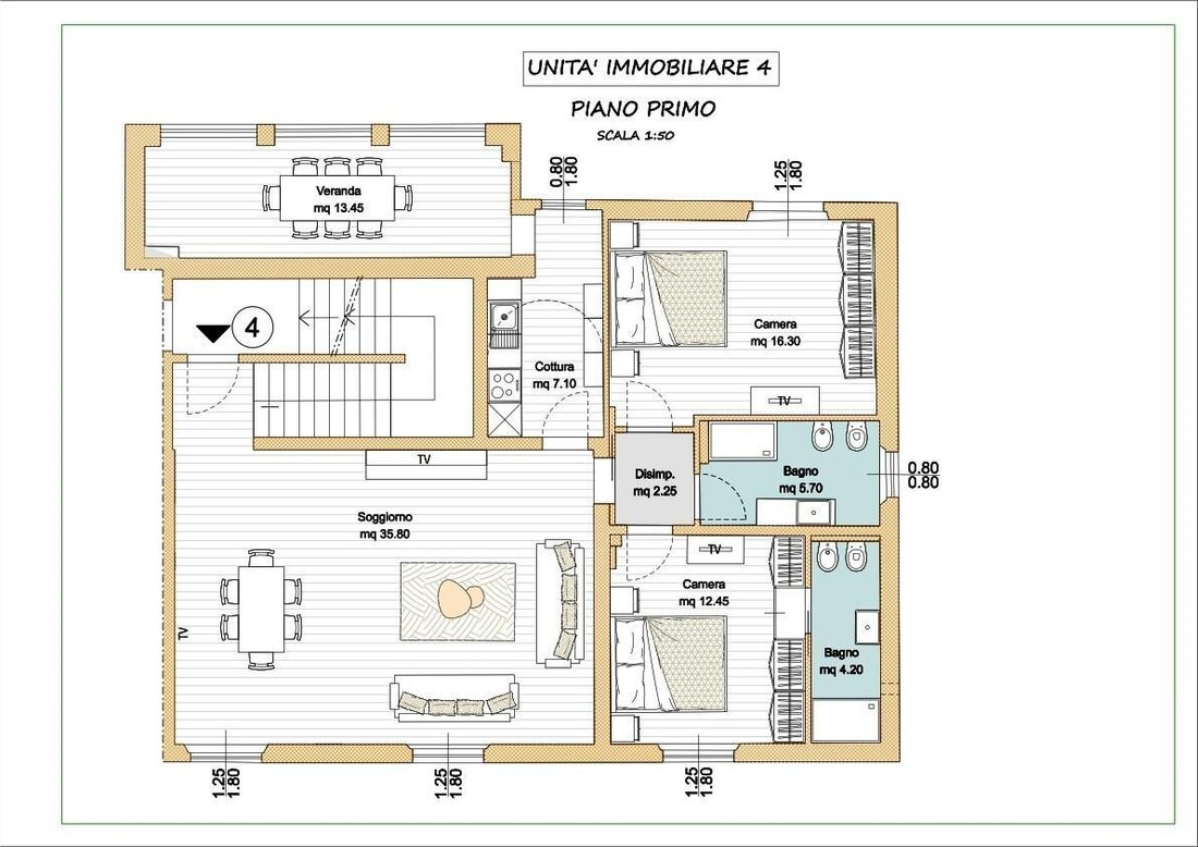 Apartment in San Frediano a Settimo, Cascina, Tuscany 5 - 14392836