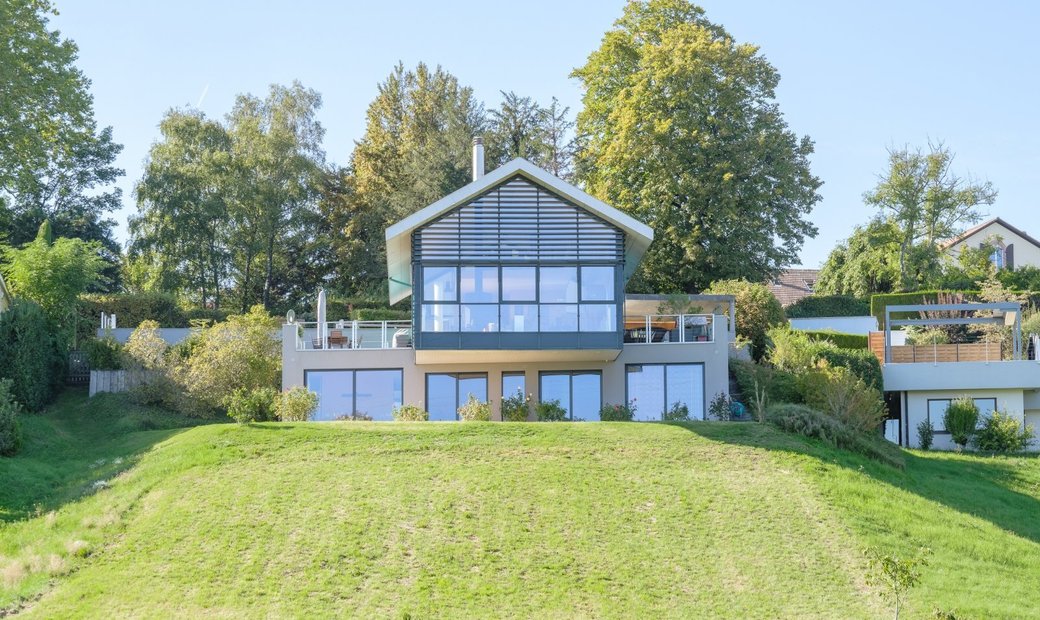 Modern Villa With Lake And Alp Views, Founex In Founex, Vaud