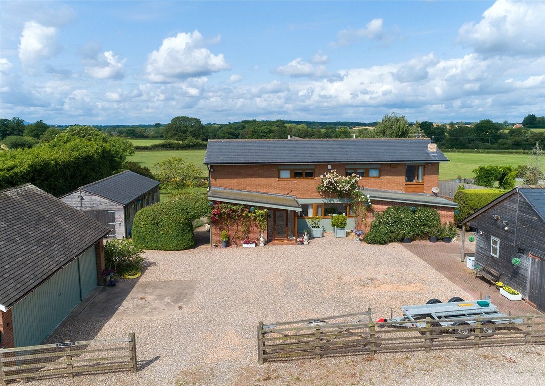Haus, North Piddle, In North Piddle, England, Vereinigtes Königreich Zu ...