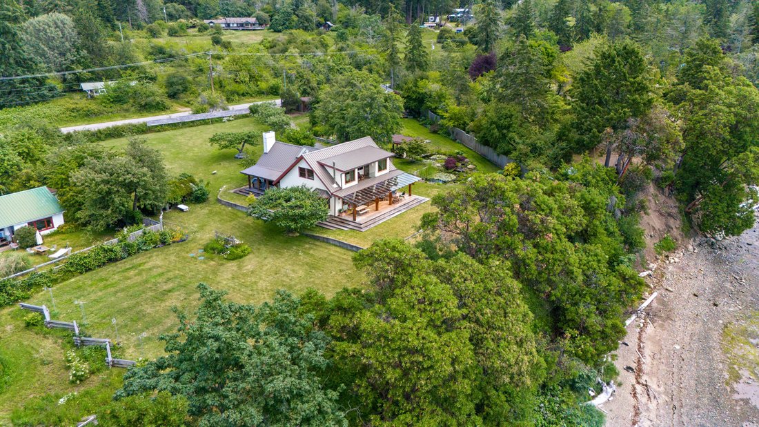 One Of A Kind Orchard House Estate In Hornby Island, British Columbia