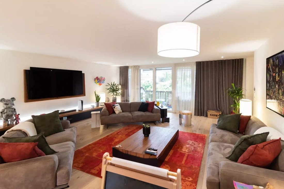 Image showcasing Unique Design Penthouse In The Swiss Alps - JamesEdition