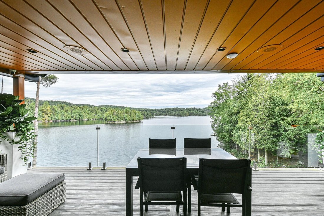 Majestic Panoramic Views Of Lac Labelle In Village De Labelle, Quebec