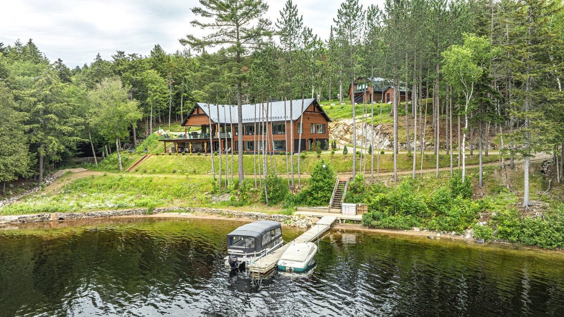 Majestic Panoramic Views Of Lac Labelle In Village De Labelle, Quebec