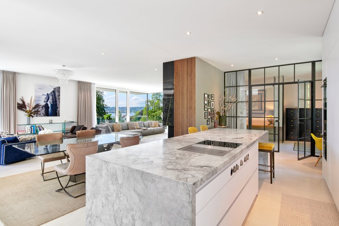 Curated visual reference: Gallery Detail: Spectacular Lake View Exquisite Penthouse With Roof In Berg Bavaria