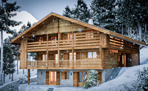 Luxury apartments with indoor pool for sale in Le Grand-Bornand ...