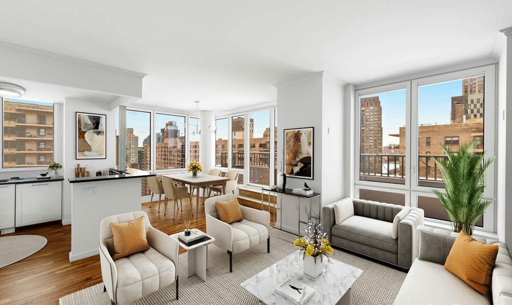 Stunning Penthouse With Hudson River Views In New York, New York ...