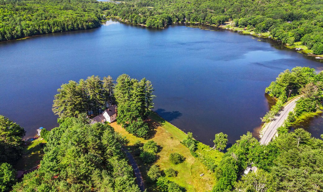 Historic Lakeside Retreat On Buker Pond In Litchfield, Maine, United ...