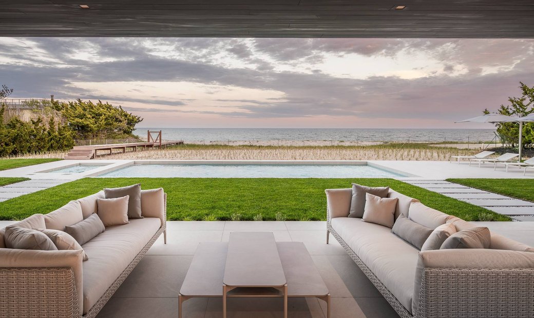 New Oceanfront Construction On In Bridgehampton, New York, United ...