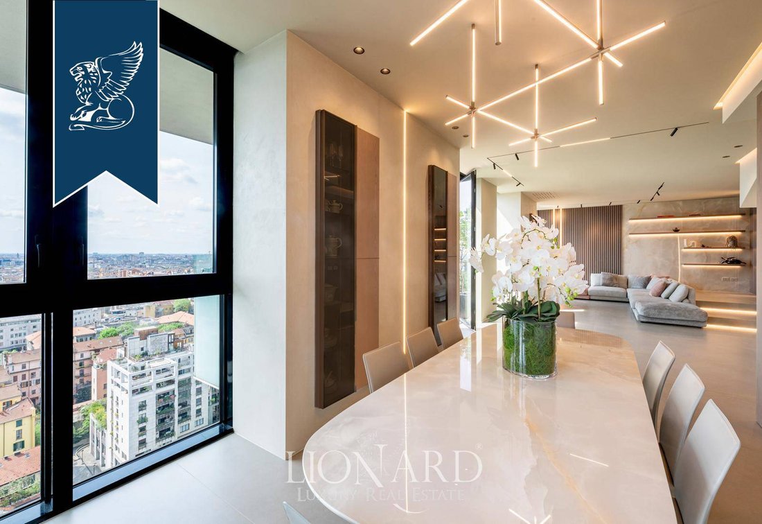 Image showcasing Two Storey Modern Luxury Apartment For Sale In Milan In Milan, Lombardy ...