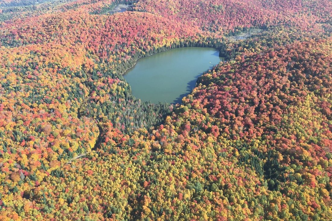 Mont Blanc, Laurentides In Saint Faustin Lac Carré, Quebec, Canada For