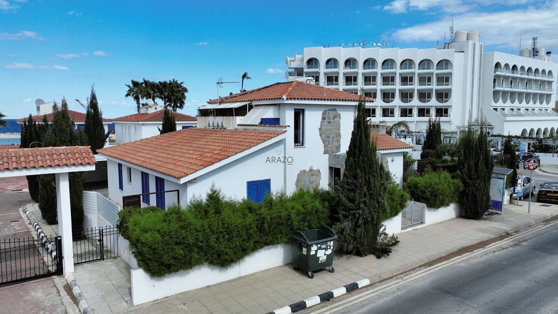 Beach House With A Swimming Pool In Protaras, Famagusta In Pernera ...