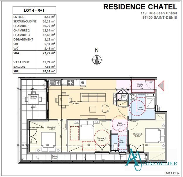 Apartment in Saint Denis, Saint-Denis, Réunion 2 - 12840990