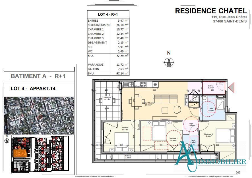 Apartment in Saint Denis, Saint-Denis, Réunion 1 - 12840990