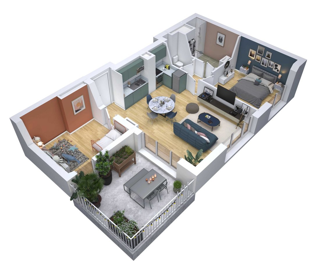 Apartment in Centre-Ermitage, Le Bouscat, France 2 - 13704660