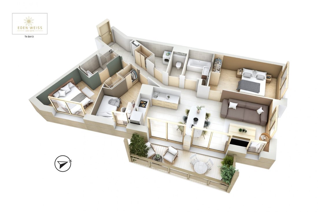 Apartment in Les Gets, Auvergne-Rhône-Alpes, France 1 - 13674803