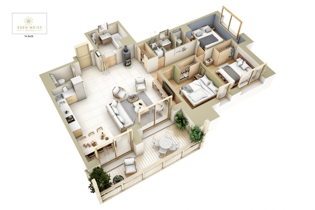 Apartment in Les Gets, Auvergne-Rhône-Alpes, France 1 - 13674810