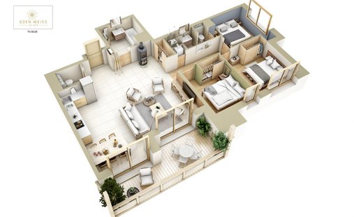 Apartment in Les Gets, Auvergne-Rhône-Alpes, France 1
