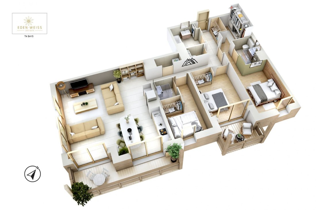 Apartment in Les Gets, Auvergne-Rhône-Alpes, France 1 - 13674804