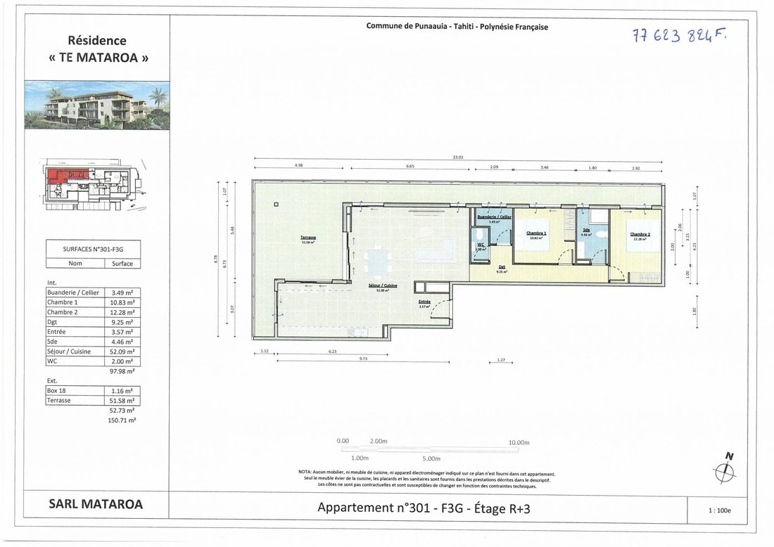 Apartment in Puna'auia, Windward Islands, French Polynesia 5 - 14049003