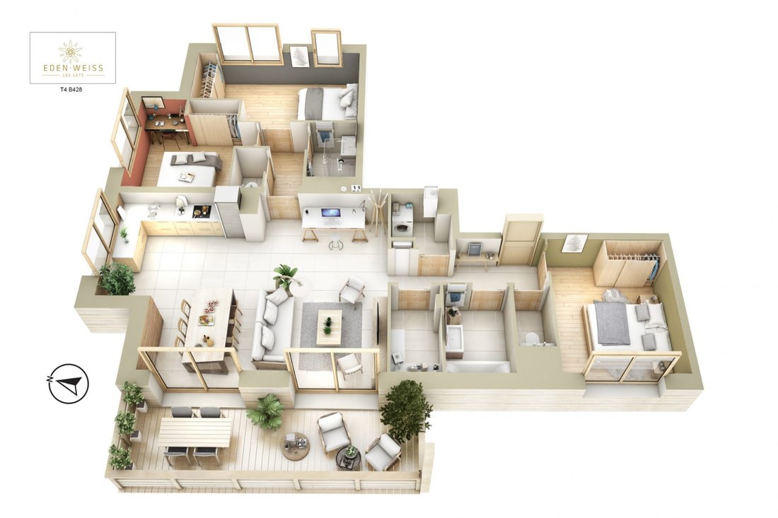 Apartment in Les Gets, Auvergne-Rhône-Alpes, France 1 - 13674812