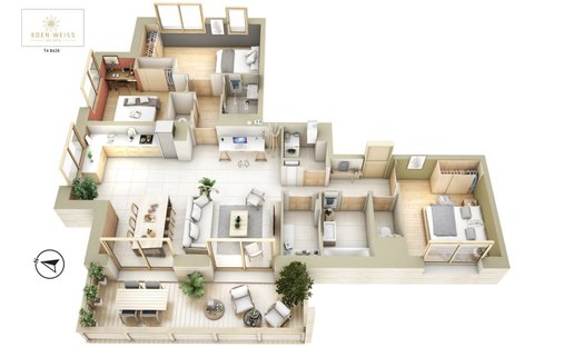 Apartment in Les Gets, Auvergne-Rhône-Alpes, France 1