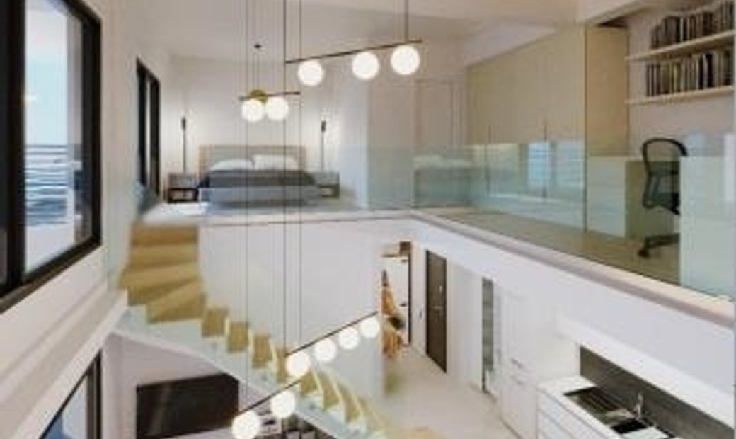 Curated visual reference: Fresh Look at Modern Penthouse Maisonette In The Center Of Athens In Athens