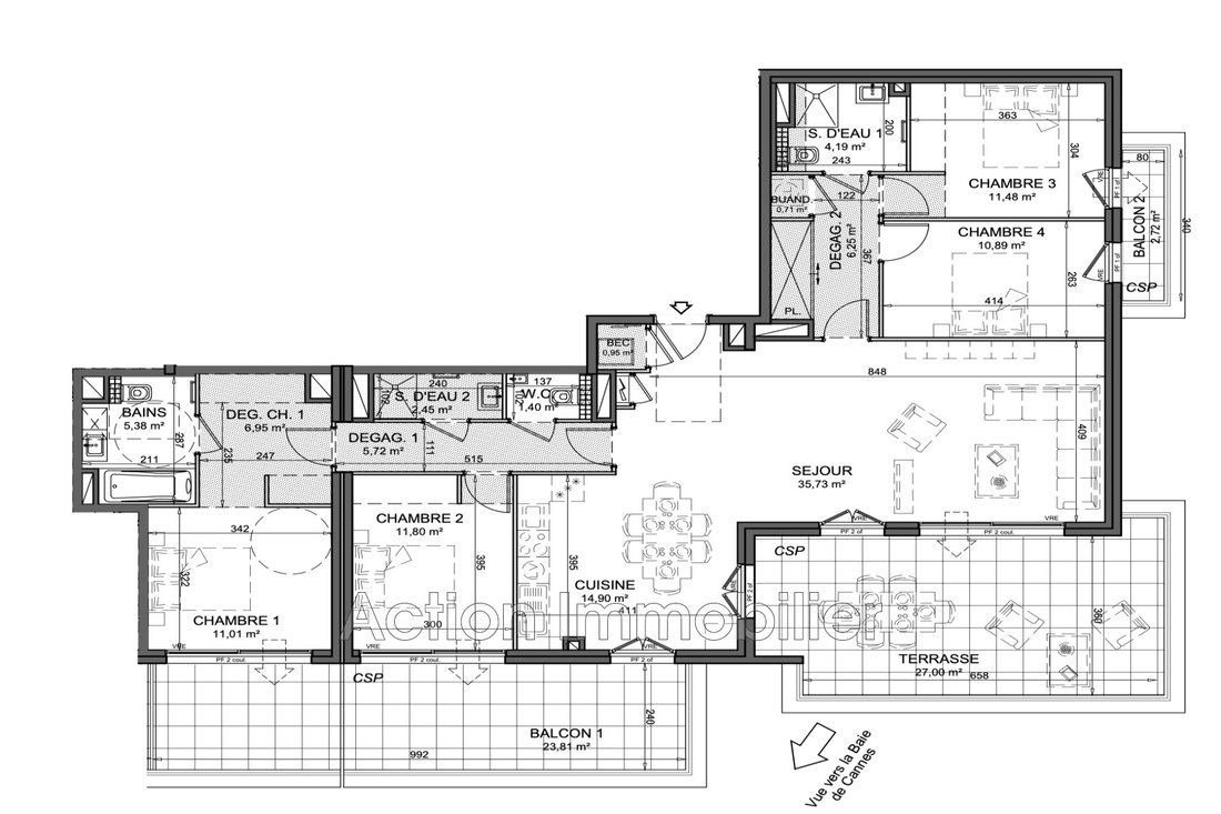 Apartment in Collines, Le Cannet, France 5 - 14417704