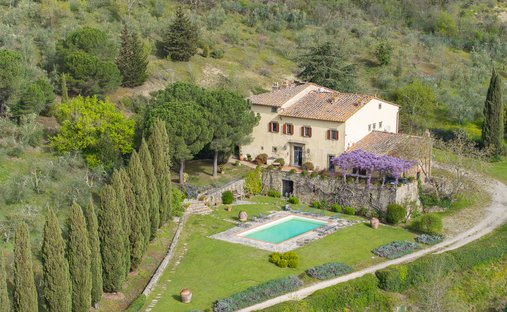 Villa en Panzano in Chianti, Toscana, Italia 1