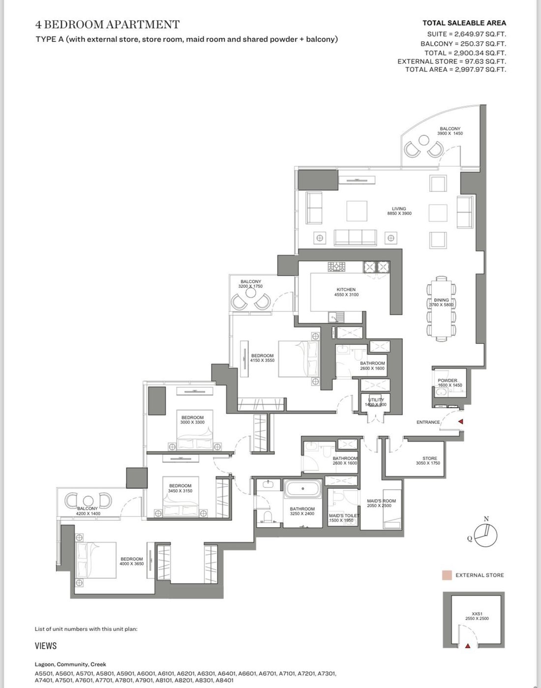 Apartment in Dubai Festival City, Dubai, United Arab Emirates 5 - 14612221