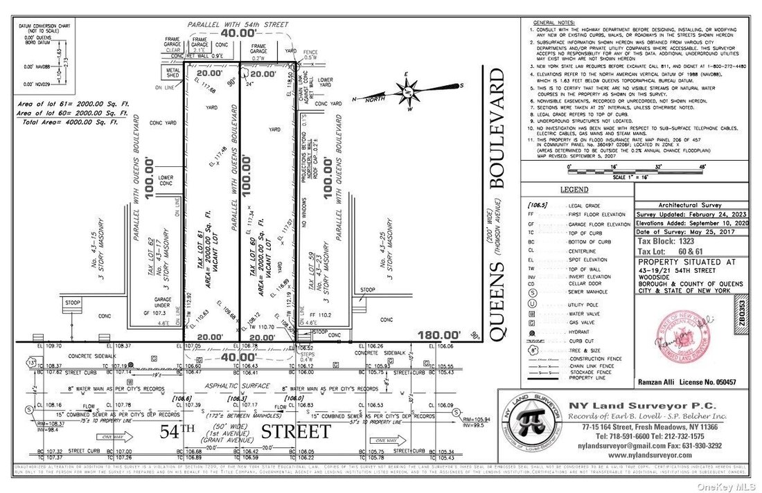 Lots And Land Woodside In New York, New York, United States For Sale