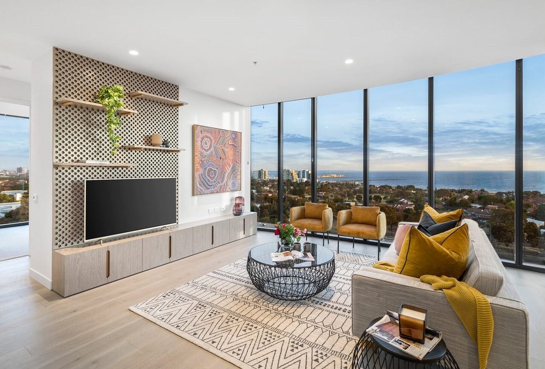 Image showcasing Extraordinary Penthouse With Panoramic In Port Melbourne, Victoria ...